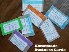 Image result for Homemade Business Cards