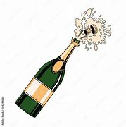 Image result for Pink Champagne Bottle Popping Vector