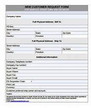 Image result for Client Request Form Template