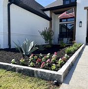 Image result for Faux Stone Flower Bed Edging