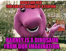Image result for Crainer Barney Meme