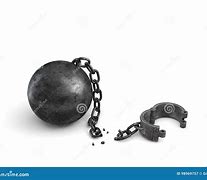 Image result for Broken Ball and Chain Clip Art