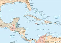 Image result for Central America Islands Map