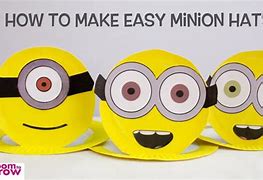 Image result for Minion Paper Hat Homemade