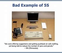 Image result for 5S Bad Examples