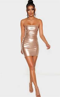 Image result for Rose Gold Dresses Bodycon