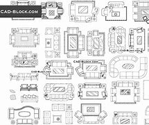 Image result for Living Room AutoCAD Blocks
