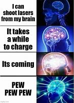 Image result for Brain with Lasers Meme