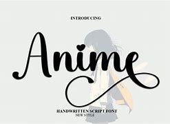 Image result for Anime Font Designs