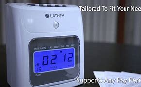 Image result for Lathem Time Clock Model 400E