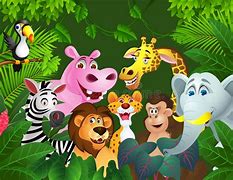 Image result for Cartoon African Animals