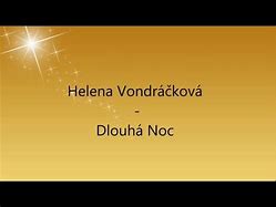 Image result for Helena Vondrackova Dlouha Noc