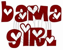 Image result for Bama Girl SVG