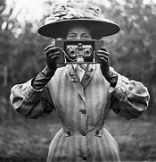 Image result for Female Photographer Old Camera