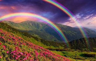 Image result for Real Rainbow Landscape