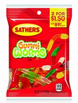 Image result for Gummy Worms Bag