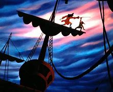 Image result for Peter Pan vs Captain Hook