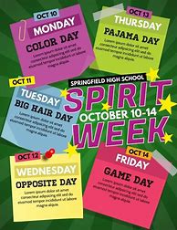 Image result for Spirit Week Flyer Howdy Homecoming