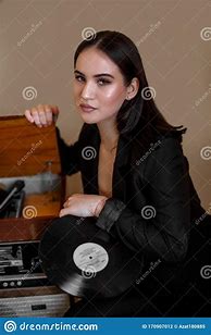 Image result for Retro Record Player Girl