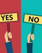 Image result for Yes No Graphic