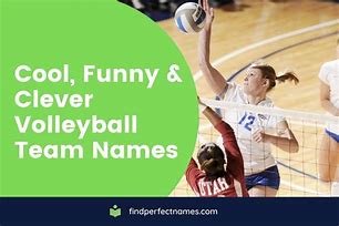 Image result for Volleyball Team Names for School