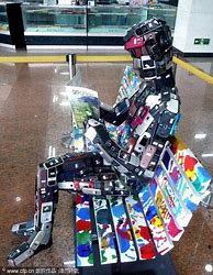 Image result for Robot Made of Scrap Phones