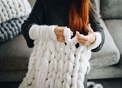 Image result for Handmade Knitted Blanket