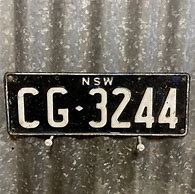 Image result for Vintage Australian Number Plate 5 Digit