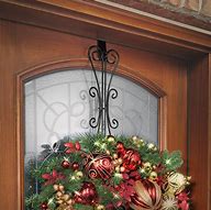 Image result for Acrylic Over the Door Wreath Hanger