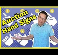 Image result for Auction Hand Signals