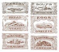 Image result for Free Printable Vintage Labels and Words