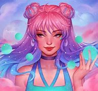 Image result for Hair Drawing Galxy Anime