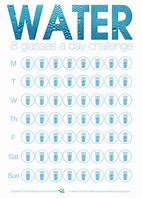 Image result for Kids Color in Drinking Water Chart