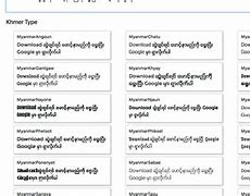 Image result for Myanmar Font Design Pyidaung Unicode