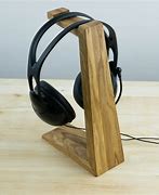 Image result for Wood Headphone Stand