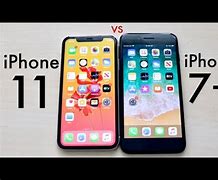 Image result for iPhone 11 vs iPhone 7 Plus Size