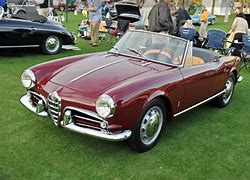 Image result for Yellow Alfa Romeo Spider