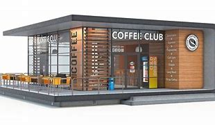 Image result for French Coffee Shop Exterior 3D Warehouse