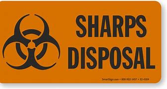 Image result for Sharps Disposal Symbol
