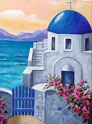 Image result for Greek Island Art Print