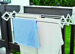 Image result for Outside Tall Drying Clothes Rack Retractable