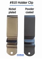 Image result for Spring Steel Metal Belt Clips