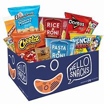 Image result for Snack Companies with a Person On the Box