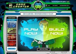 Image result for Cartoon Network Ben 10 Game Creator