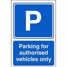 Image result for Parking Only Sign