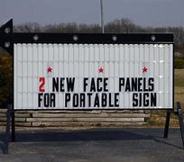 Image result for Signage with Removable Letters