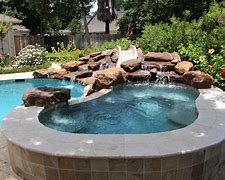 Image result for Small Pool with Jacuzzi
