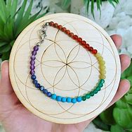 Image result for Chakra Bracelet Seed Beed