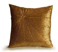 Image result for Gold Pillow Covers