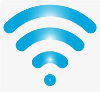 Image result for Wi-Fi Symbol with a Keyhole Blue